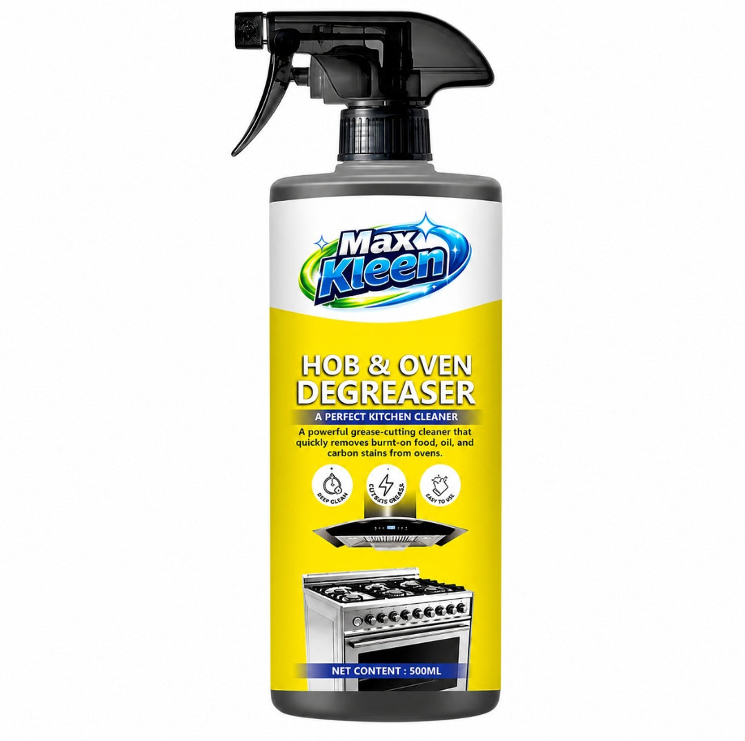 MaxKleen Hob & Oven Degreaser – Powerful Kitchen Grease Cleaner | 500ml